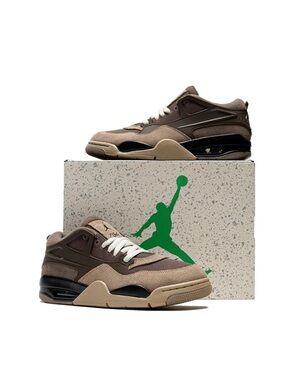 Jordan Low-Top Sneakers in Brown and Tan